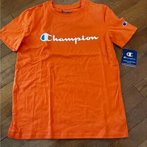 New Boys Champion Orange T-Shirt